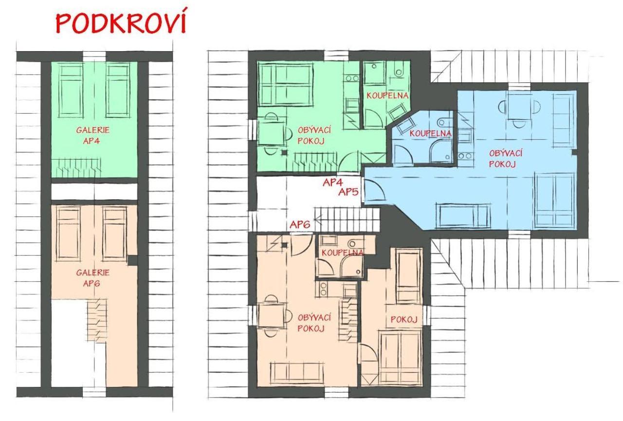 Apartmany U Muzea Horní Blatná 外观 照片