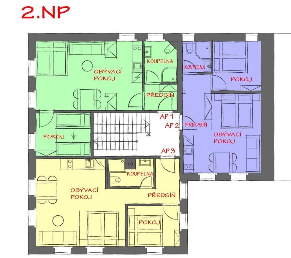 Apartmany U Muzea Horní Blatná 外观 照片